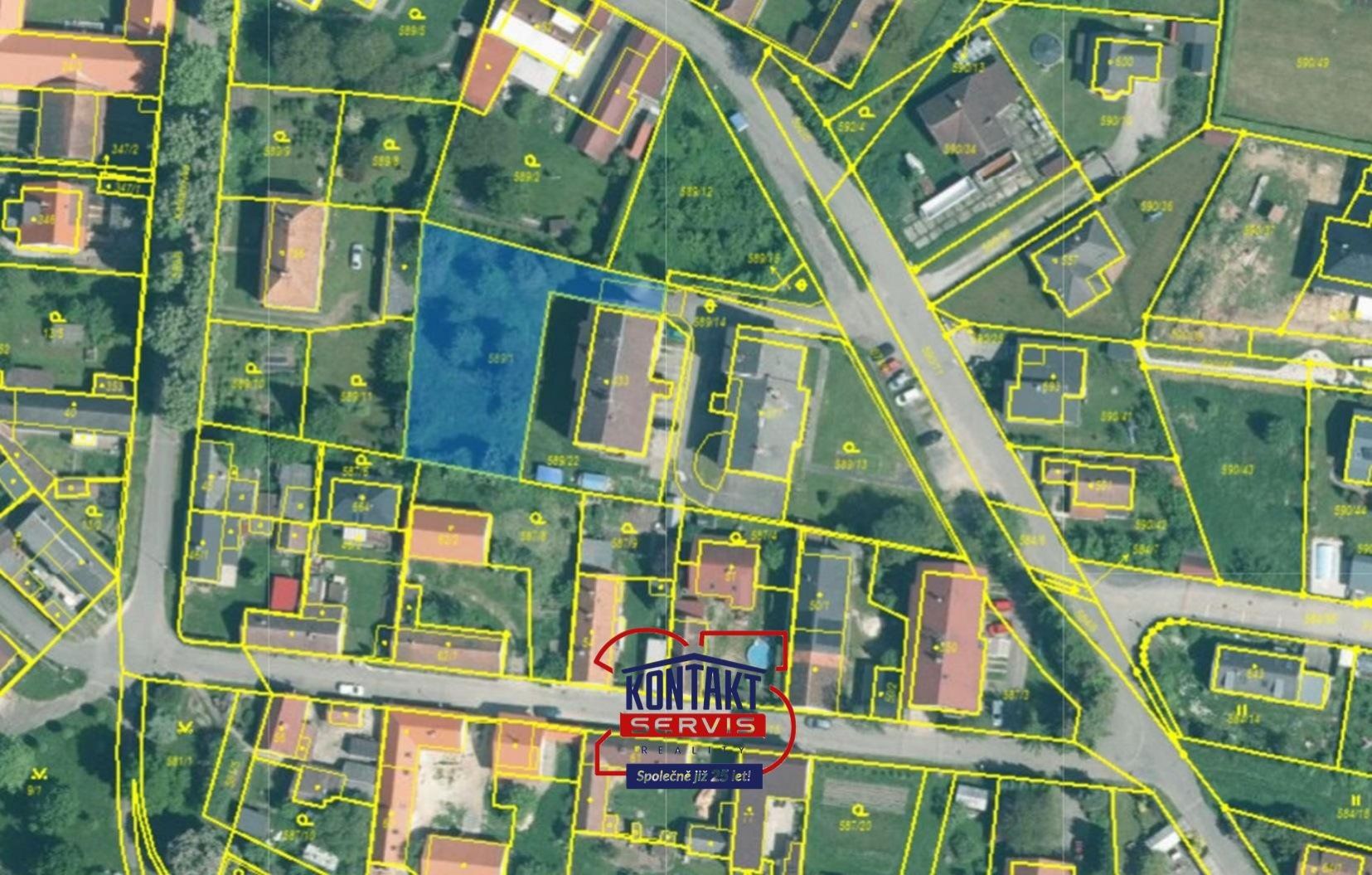 Prodej stavebního pozemku 1 079 m2 Písek - Hradiště, okres Písek, obrázek č. 2