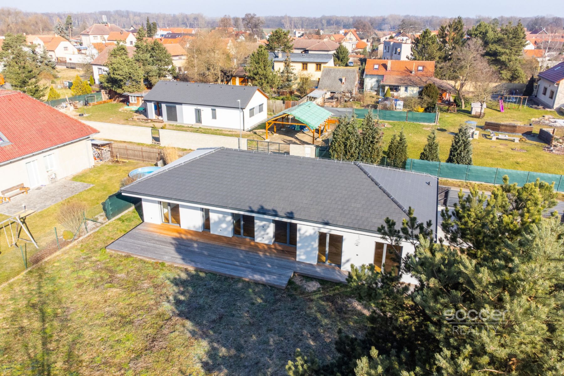 Prodej nového rodinného domu 5+kk, obec Hradištko, okres Nymburk., obrázek č. 1