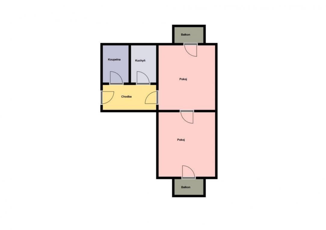 Pronájem bytu 2+1/2x balkon, 44 + 2 m2, ulice Mírová, Milovice., obrázek č. 3