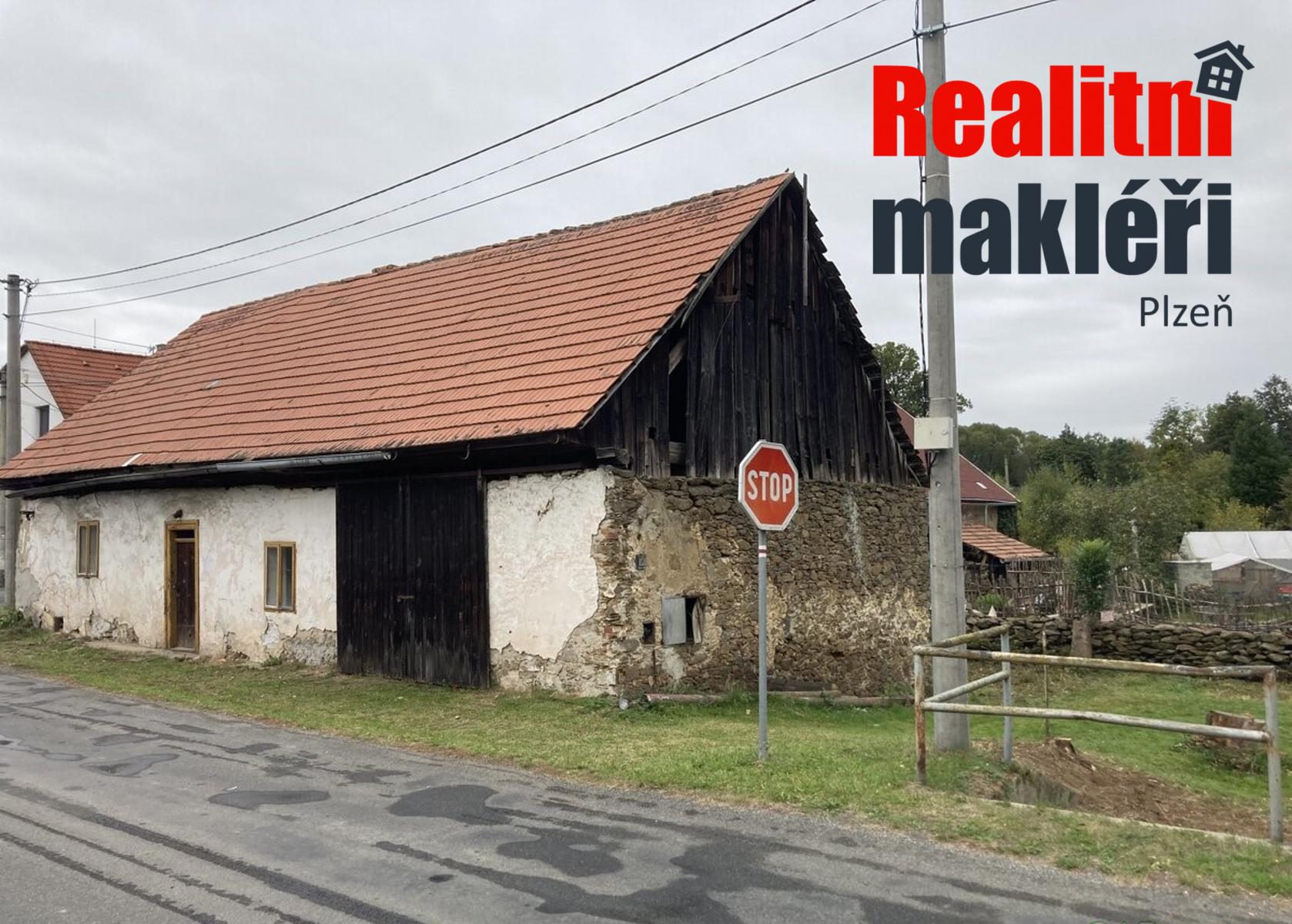 Prodej chalupy k rekonstrukci Lovčice u Plánice, obrázek č. 1