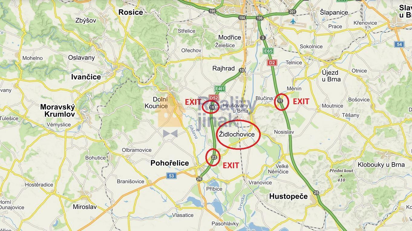 Prodej komerčního objektu pro sklad nebo výrobu, Židlochovice, 1.625 m2, obrázek č. 2