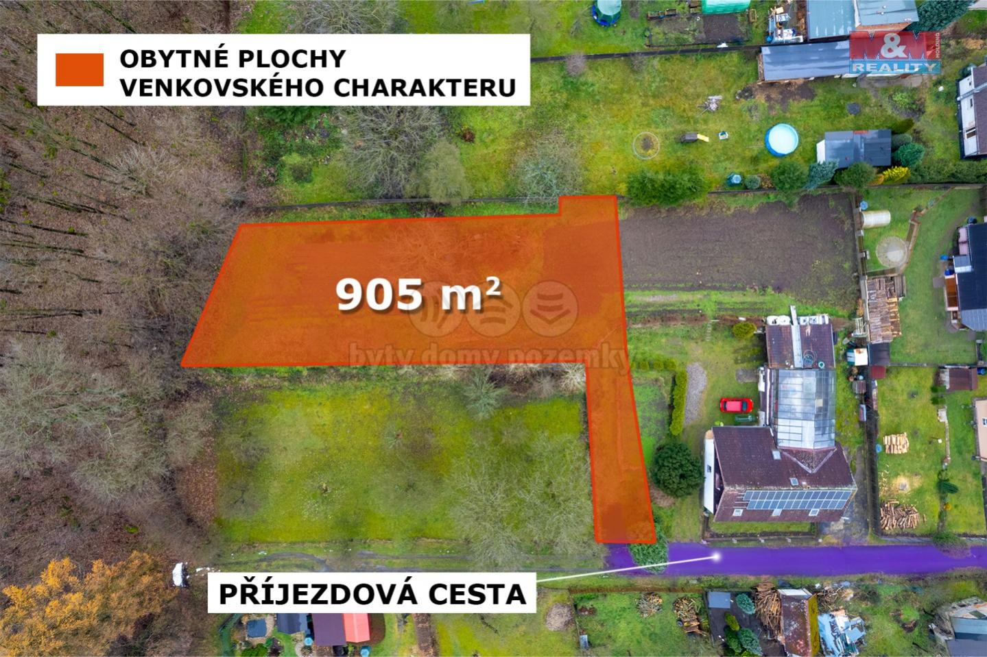 Prodej pozemku k bydlení, 905 m, Nový Oldřichov, obrázek č. 3