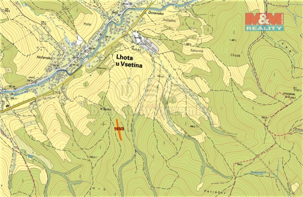 Prodej lesa, 1591 m, Lhota u Vsetína, obrázek č. 3