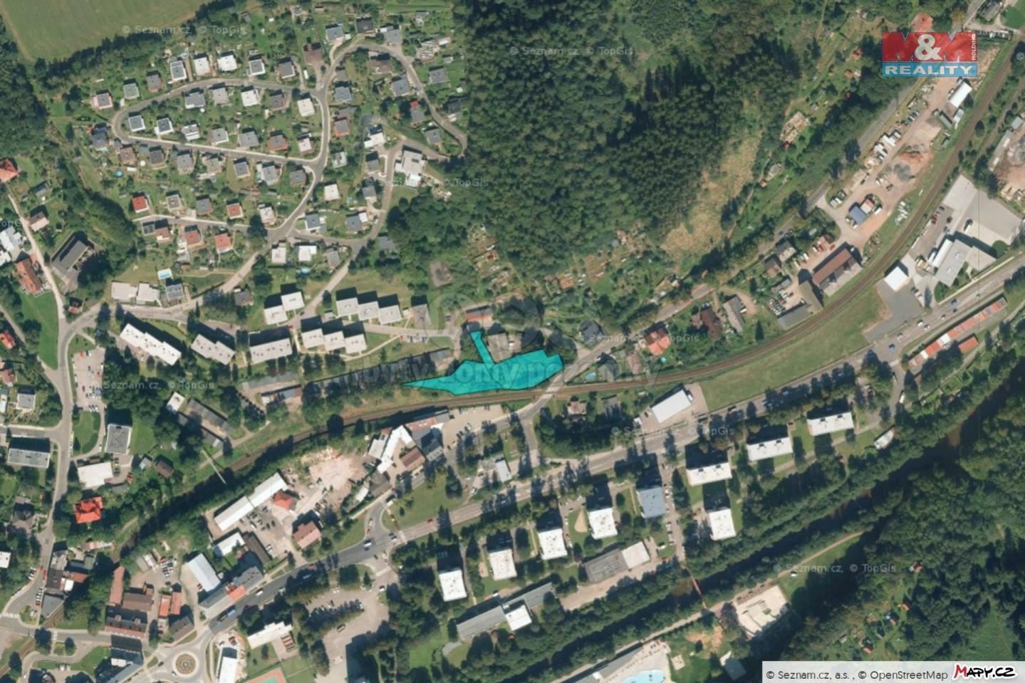 Prodej pozemku k bydlení, 2613 m, Trutnov, ul. Polská, obrázek č. 1