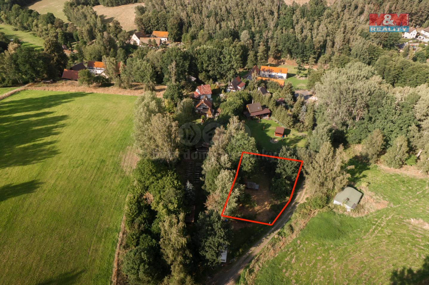 Prodej pozemku k bydlení, 1037 m, Dolní Žandov, obrázek č. 2