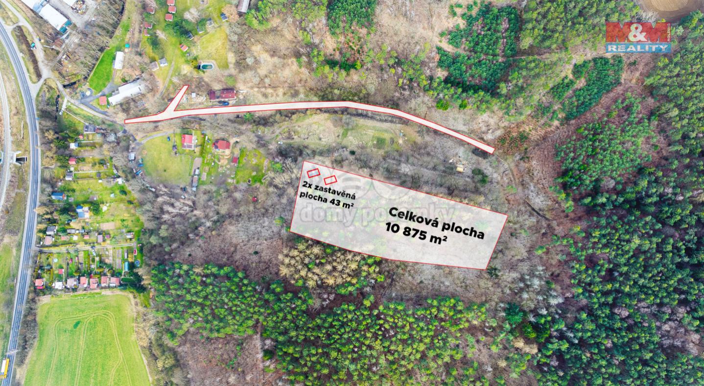 Prodej chaty a rekreační areál, 10875 m, Úštěk, obrázek č. 1
