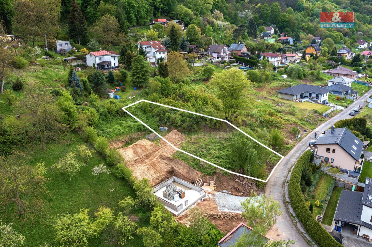 Prodej pozemku k bydlení, 708 m, Ústí nad Labem, obrázek č. 2