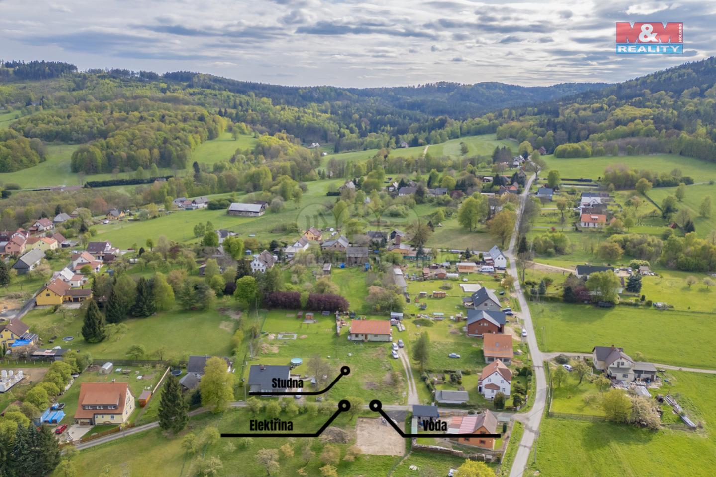 Prodej pozemku k bydlení, 998 m, Hrádek nad Nisou, obrázek č. 3