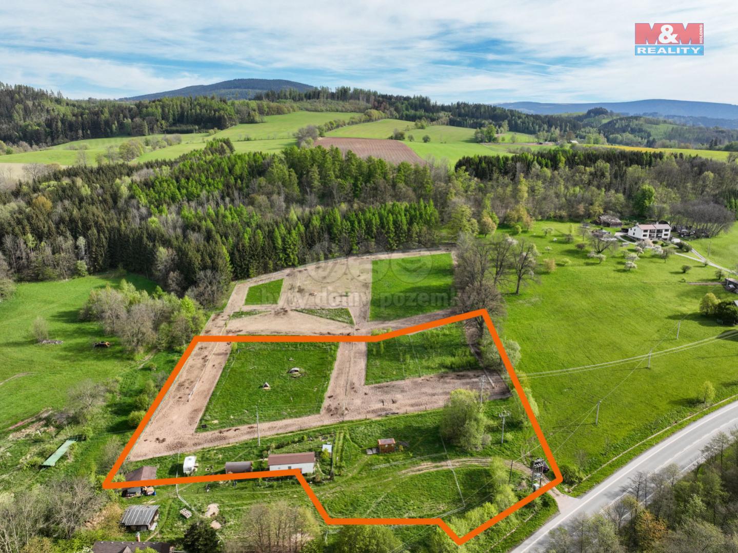 Prodej pozemku k bydlení, 8691 m, Horní Branná, obrázek č. 3