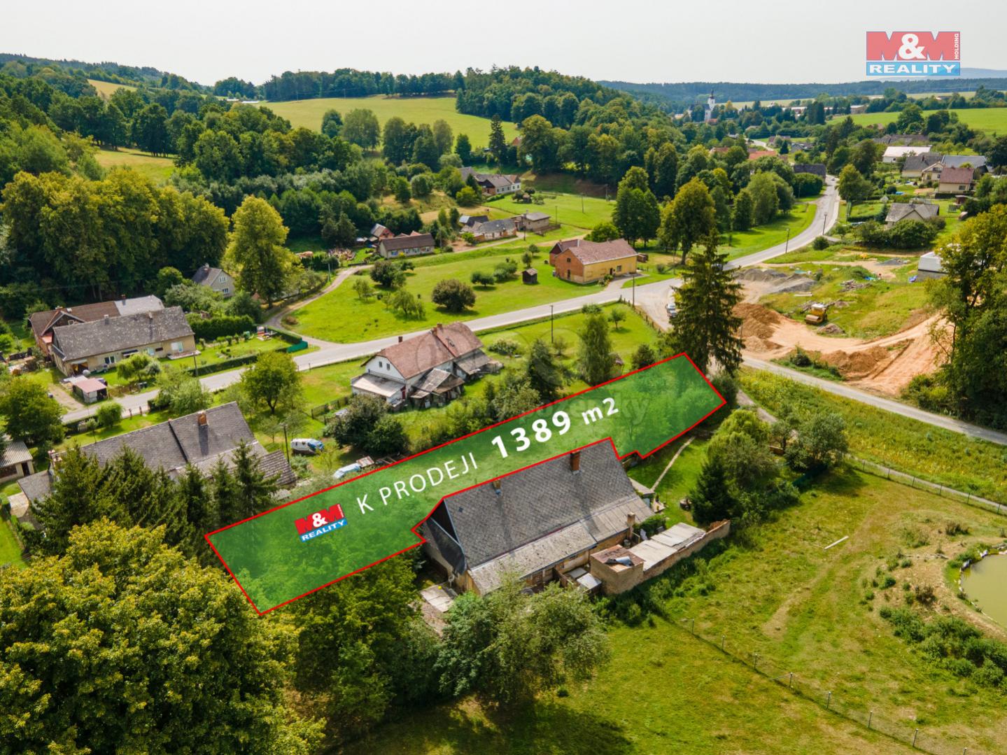 Prodej pozemku k bydlení, 1389 m, Rychnov na Moravě, obrázek č. 3
