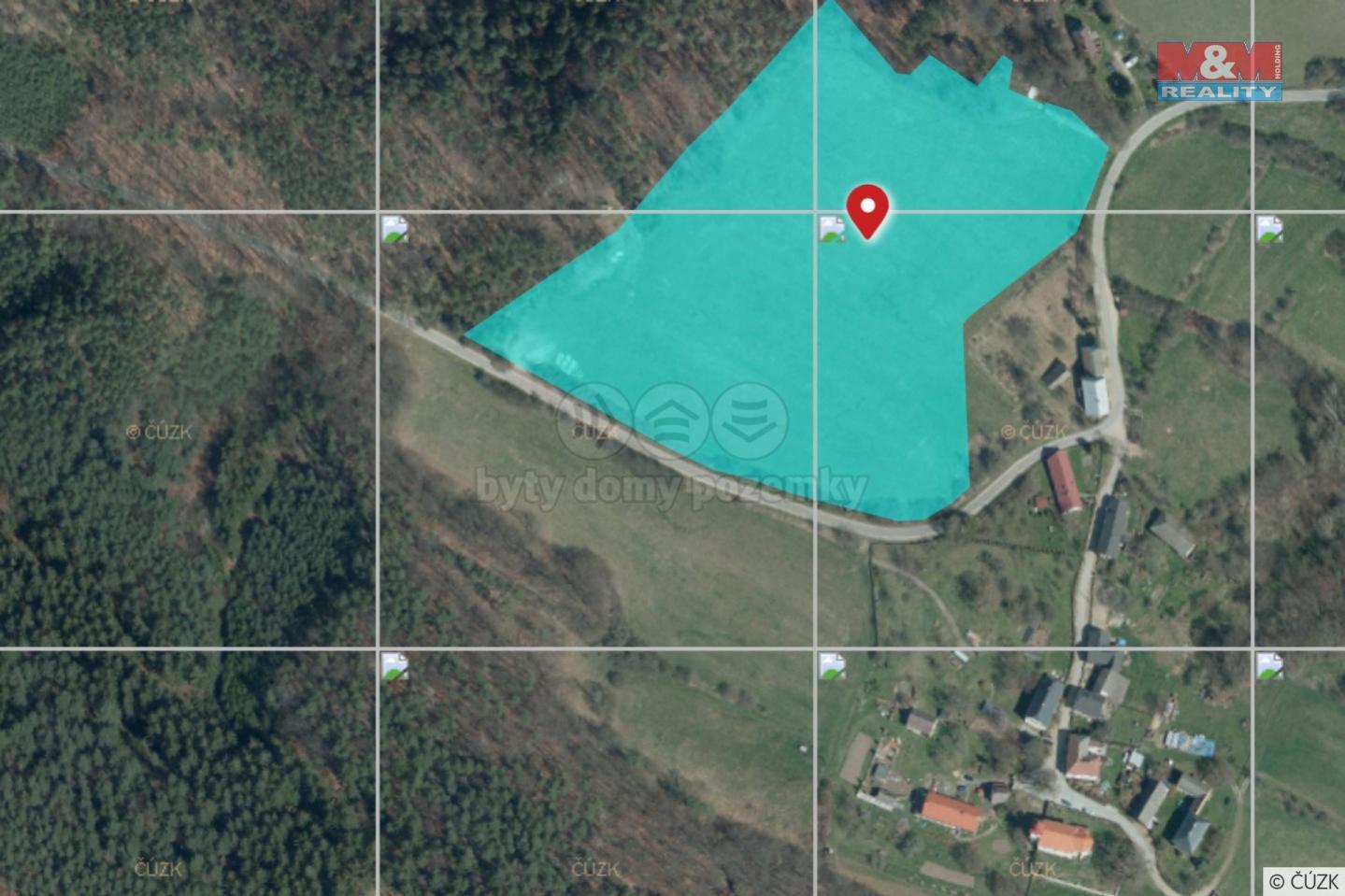 Prodej trvalý travnatý porost, 34738 m, Ždírec, Doksy, obrázek č. 2