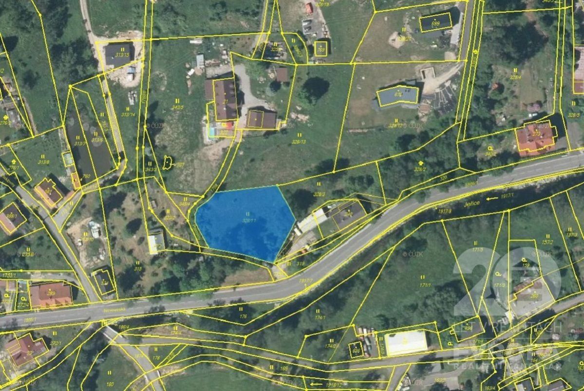 Prodej stavebního pozemku 1.540 m2 - Mníšek u Liberce, obrázek č. 2
