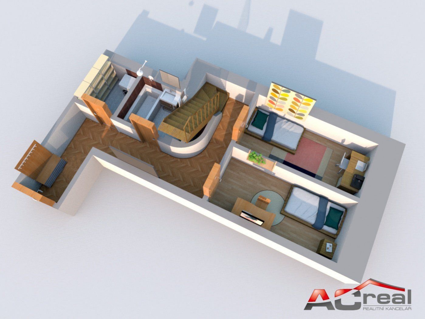 Prodej novostavby - mezonetový byt s terasou 4+kk, 93,30 m2, obrázek č. 2