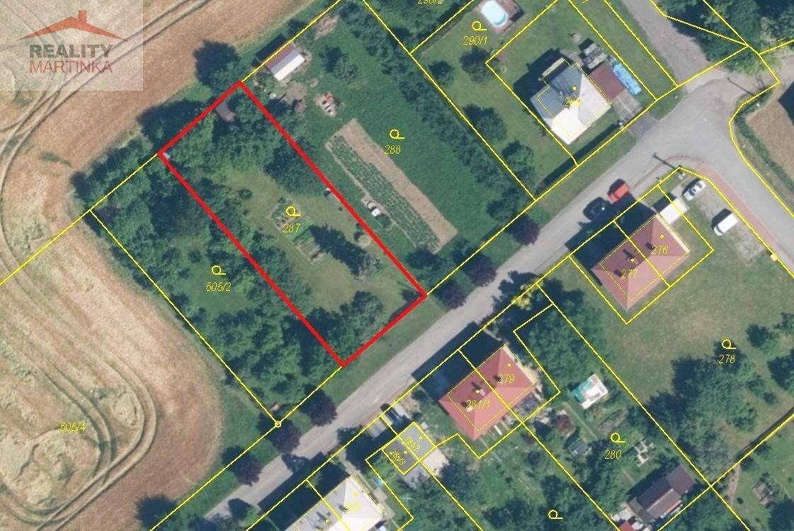 Prodej stavebního pozemku 1.060 m2, Lešná u Valašského Meziříčí, obrázek č. 2