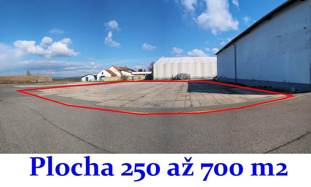 Skladové venkovní plochy 250 až 4000 m2, od 15 Kč/m2/měs., Hostomice, obrázek č. 2