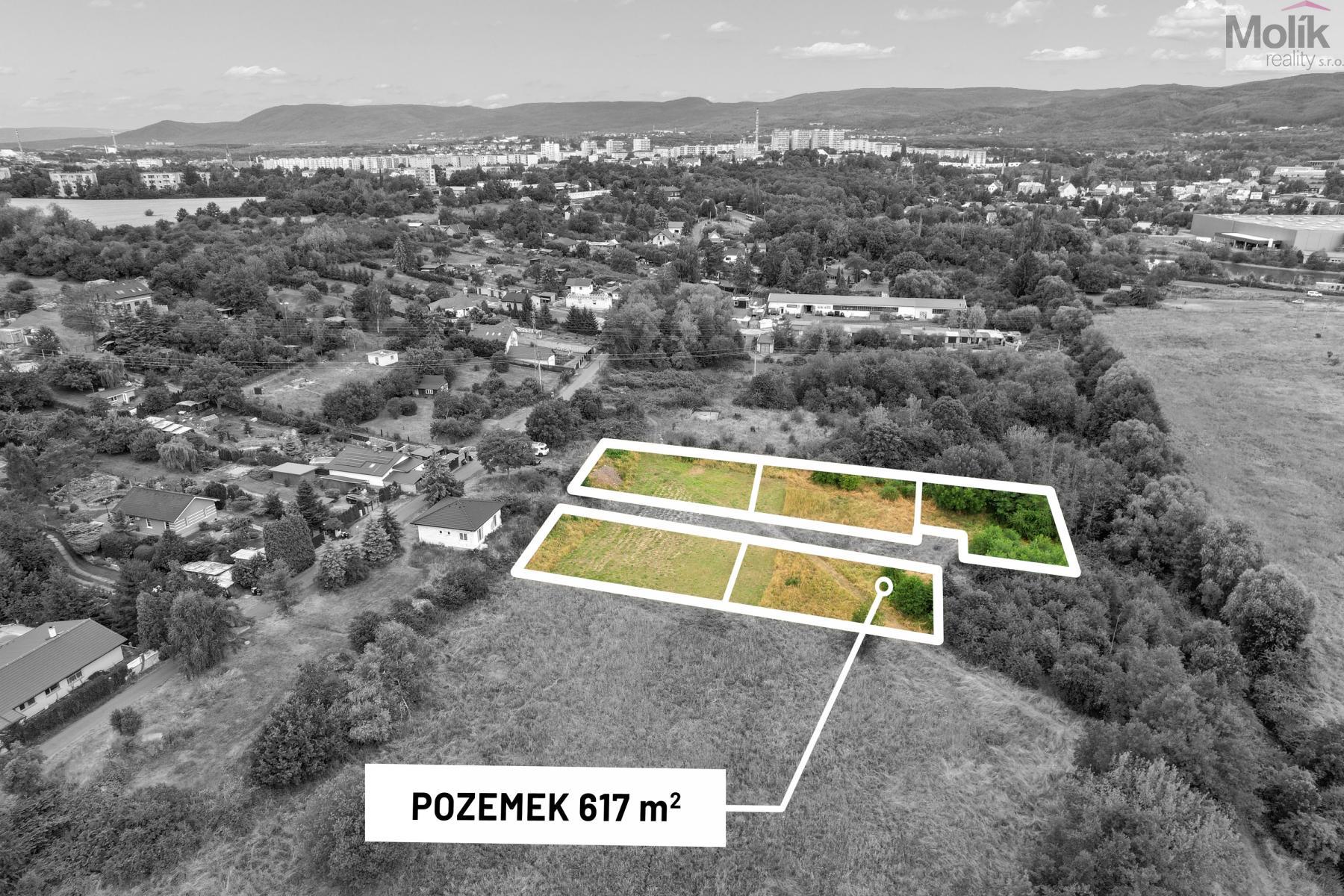 Stavební parcely 617 m2, ul. Potoční, Teplice - Trnovany, obrázek č. 1