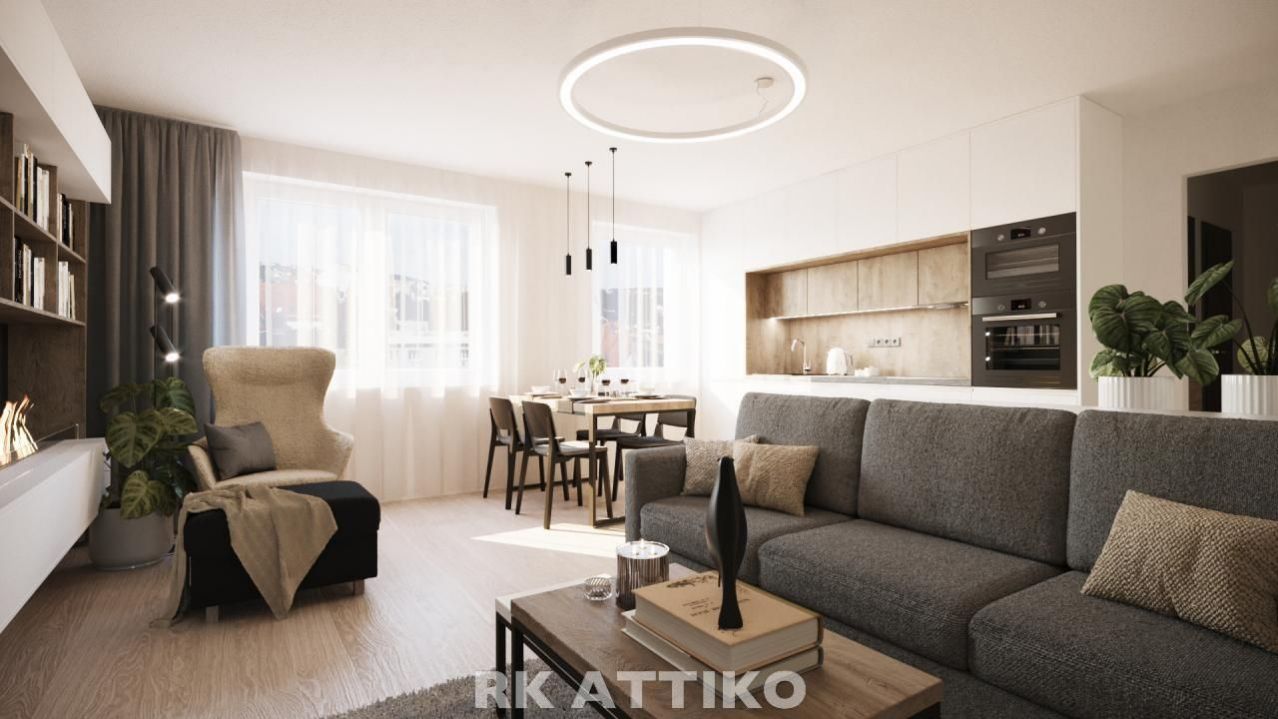Nové luxusní střešní byty OV 3kk Brno Kr.Pole, daleké výhledy, obrázek č. 2