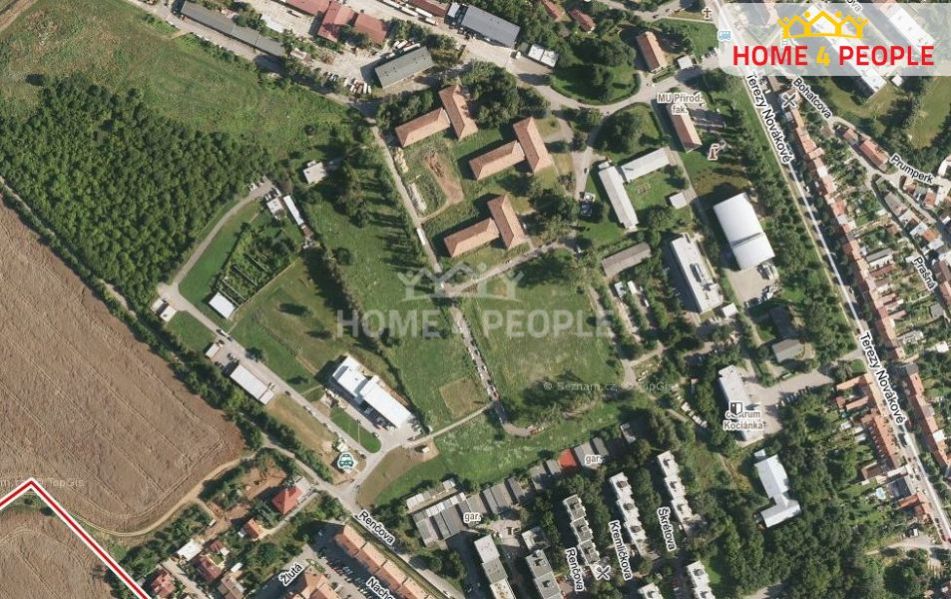 Prodej pozemků Brno- Řečkovice 5716m2, obrázek č. 1