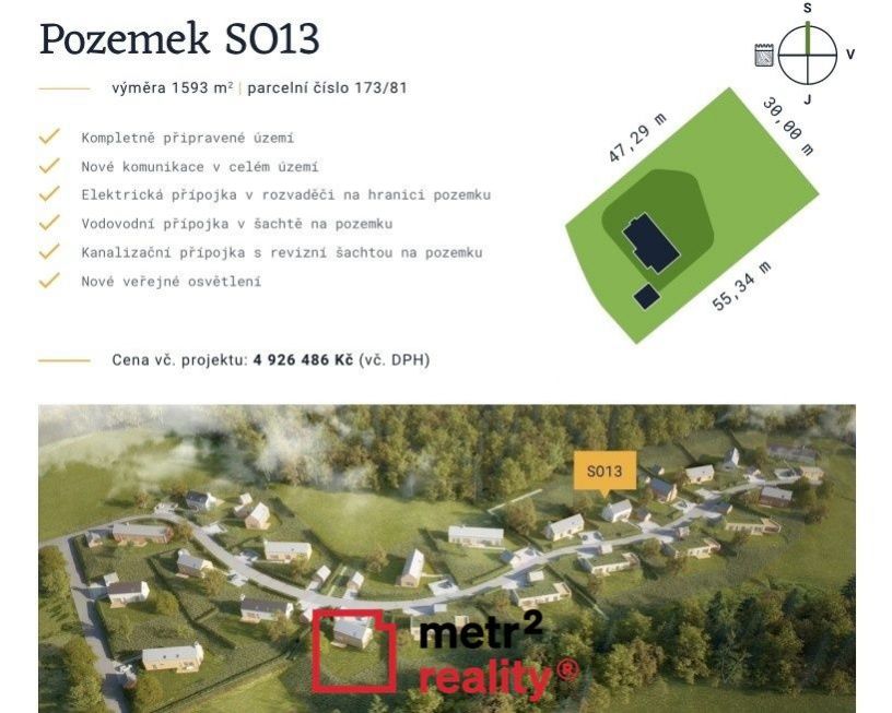 Prodej stavební parcely SO13 / Bouzov, obrázek č. 2