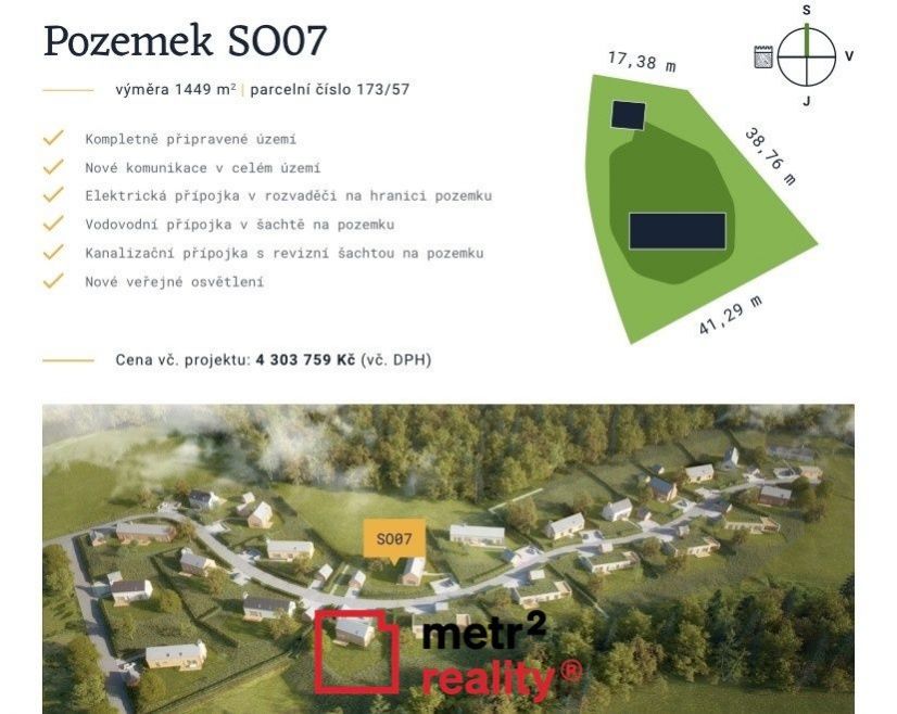 Prodej pozemek k bydlení SO07 - Bouzov, obrázek č. 2