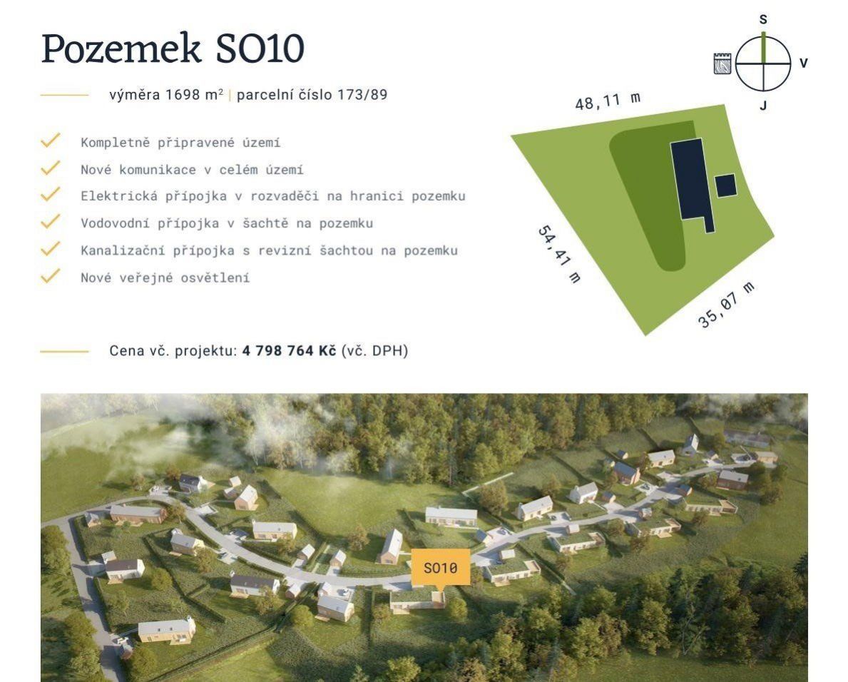 Prodej stavební parcely SO10 / Bouzov, obrázek č. 2