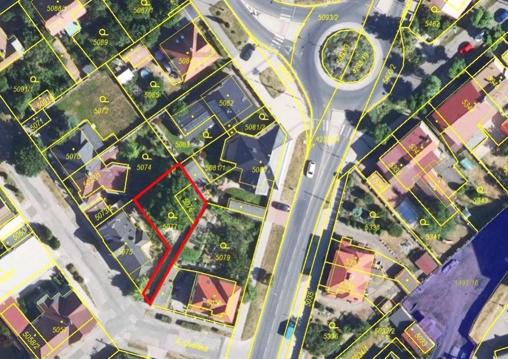 Prodej pozemku pro bydlení, Kladno-Kročehlavy, ul. A. Dvořáka,  výměra 328 m2, obrázek č. 3