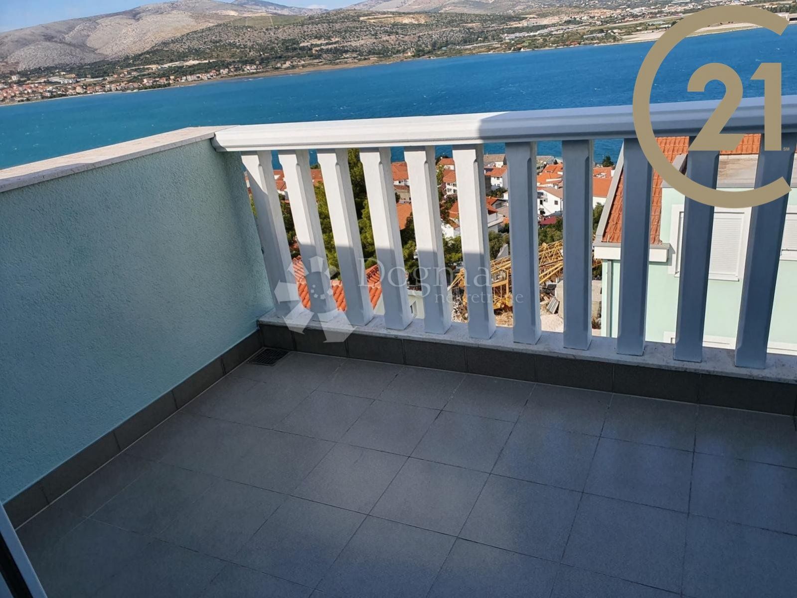byt s balkonem a výhledem na moře, 50 m od pláže, Žedno, Trogir - Okolica, obrázek č. 2