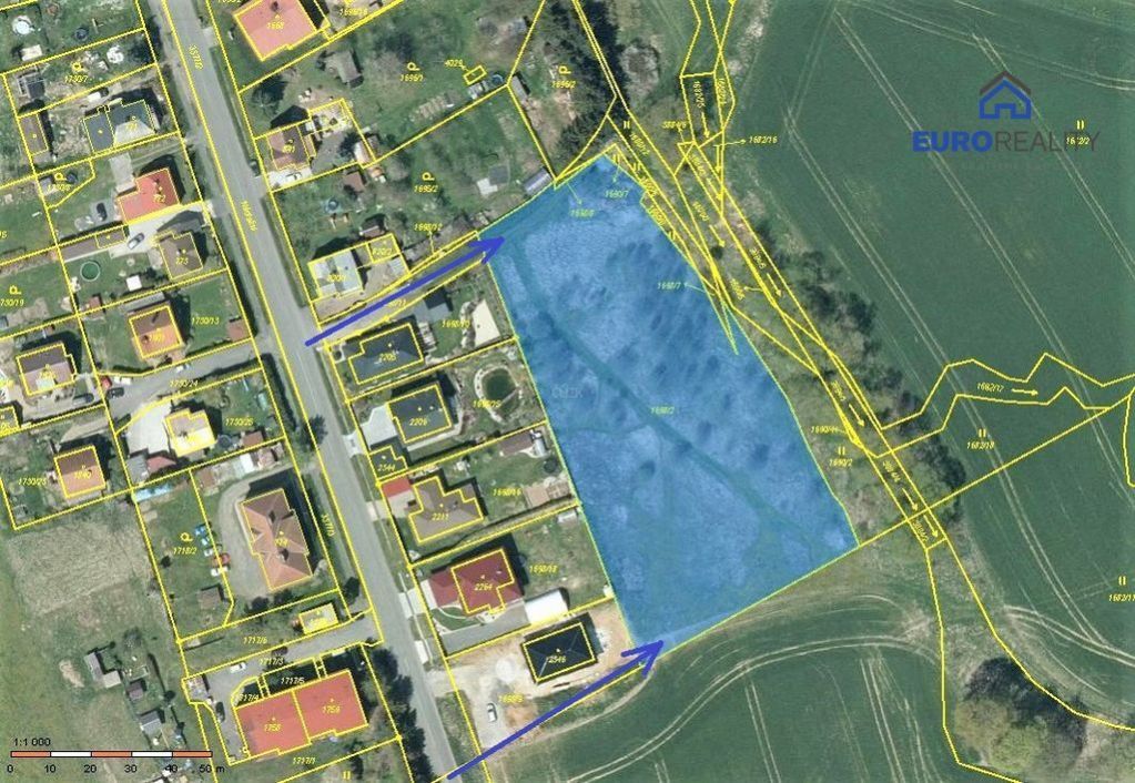 Prodej, stavební pozemek, 5800 m2, Planá u M. Lázní, obrázek č. 2