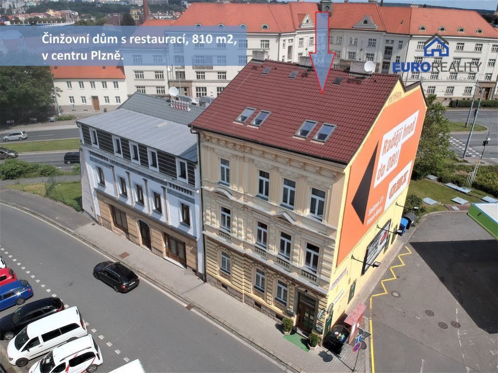 Prodej, činžovní dům, 800 m2, Plzeň, ul.Lindauerova, obrázek č. 1