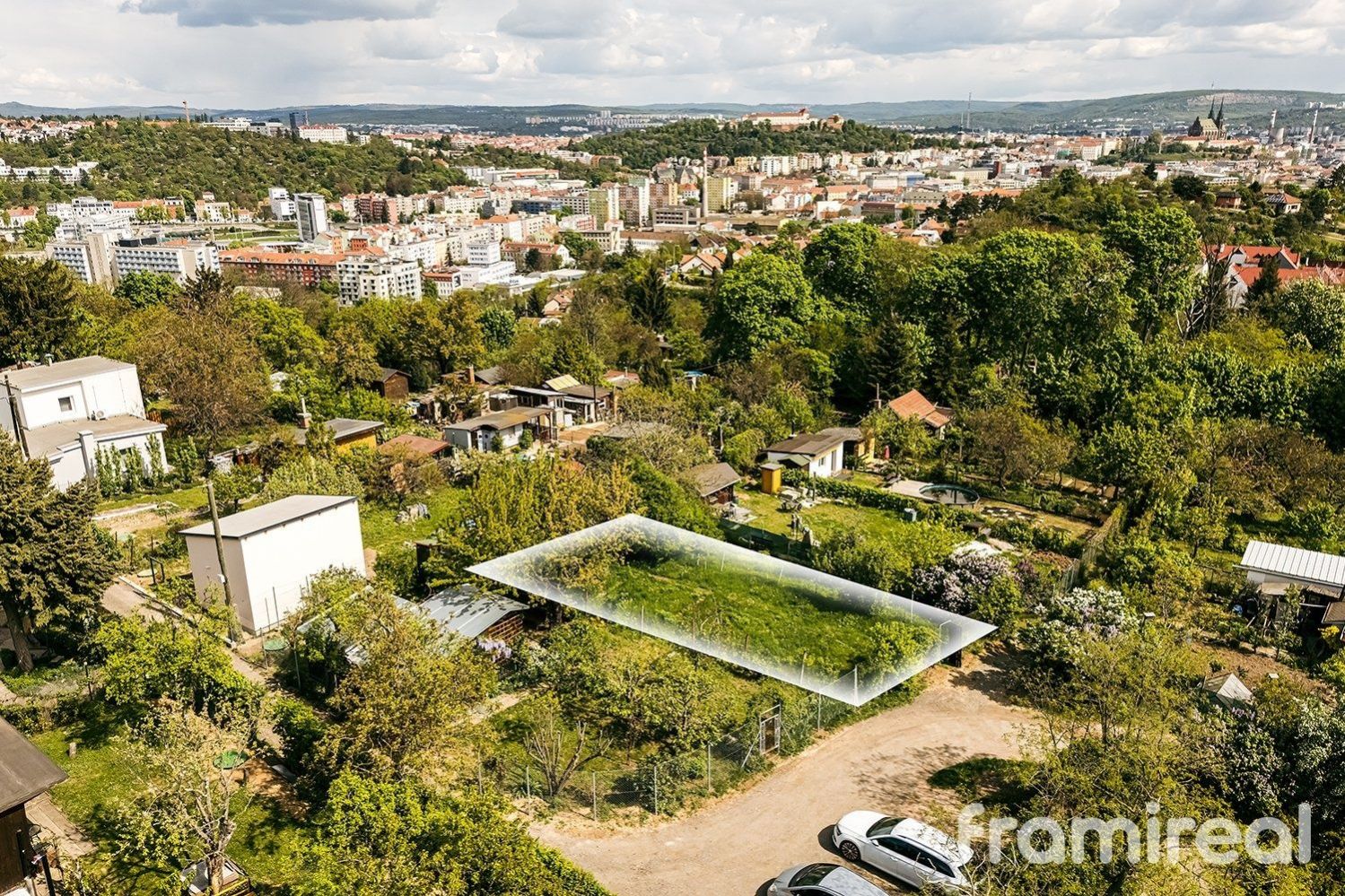 Prodej pozemku - zahrady, 353 m2 - Brno - Pisárky, obrázek č. 1