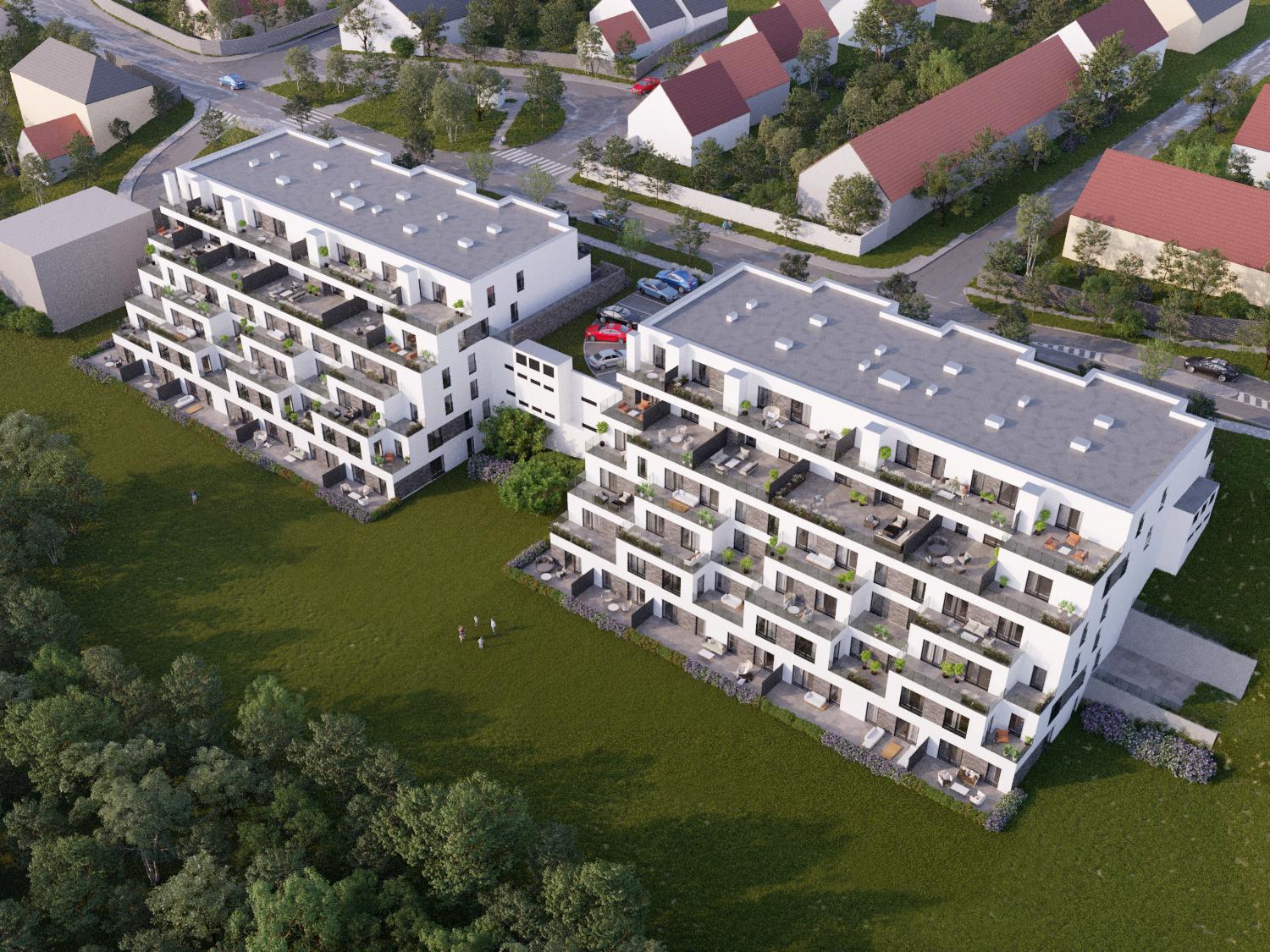 Prodej bytu 2+kk s terasou ve výstavbě v Brně - Kníničkách, obrázek č. 1