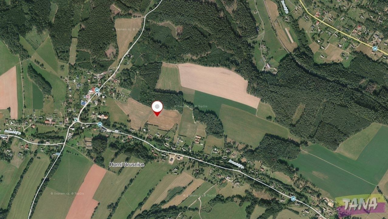 Prodej zemědělská půda, 85 906 m2 - Horní Brusnice, obrázek č. 1