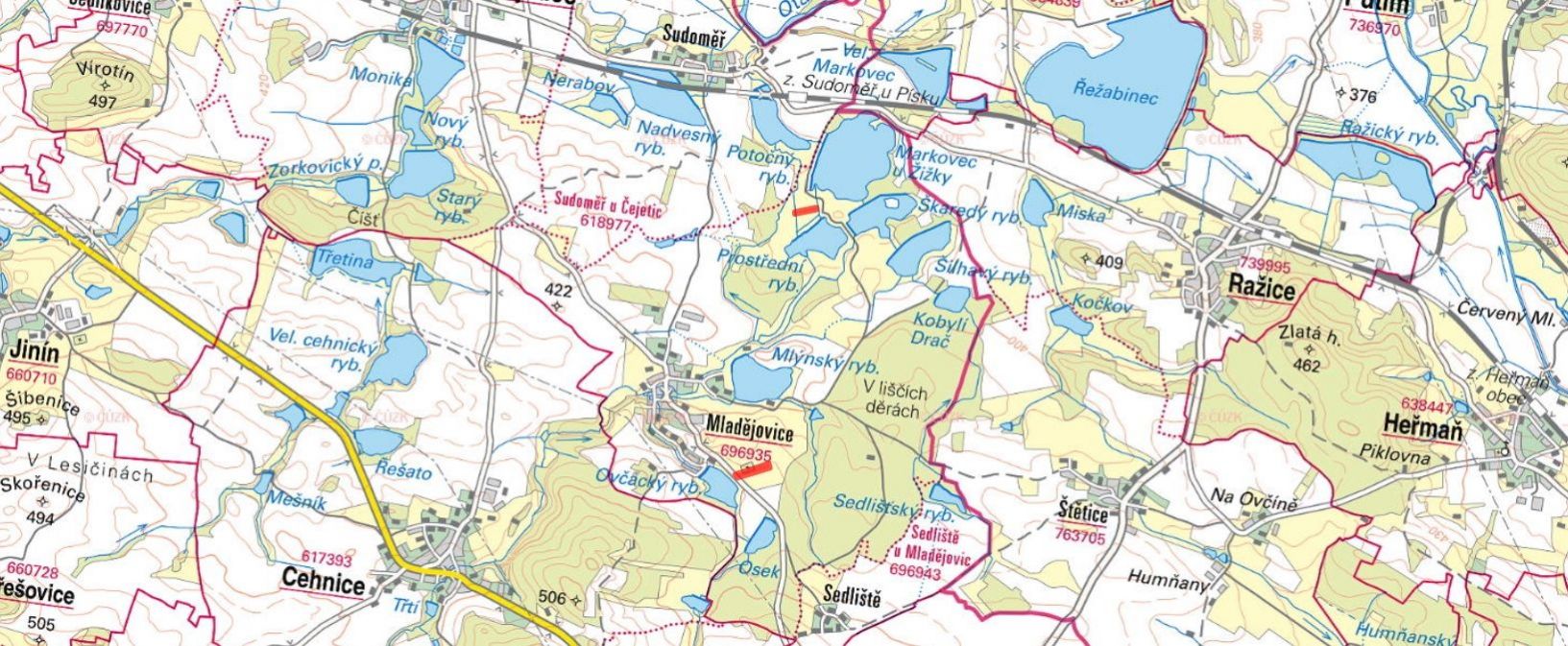 Zemědělská půda, prodej, Mladějovice, Čejetice, Strakonice, obrázek č. 3