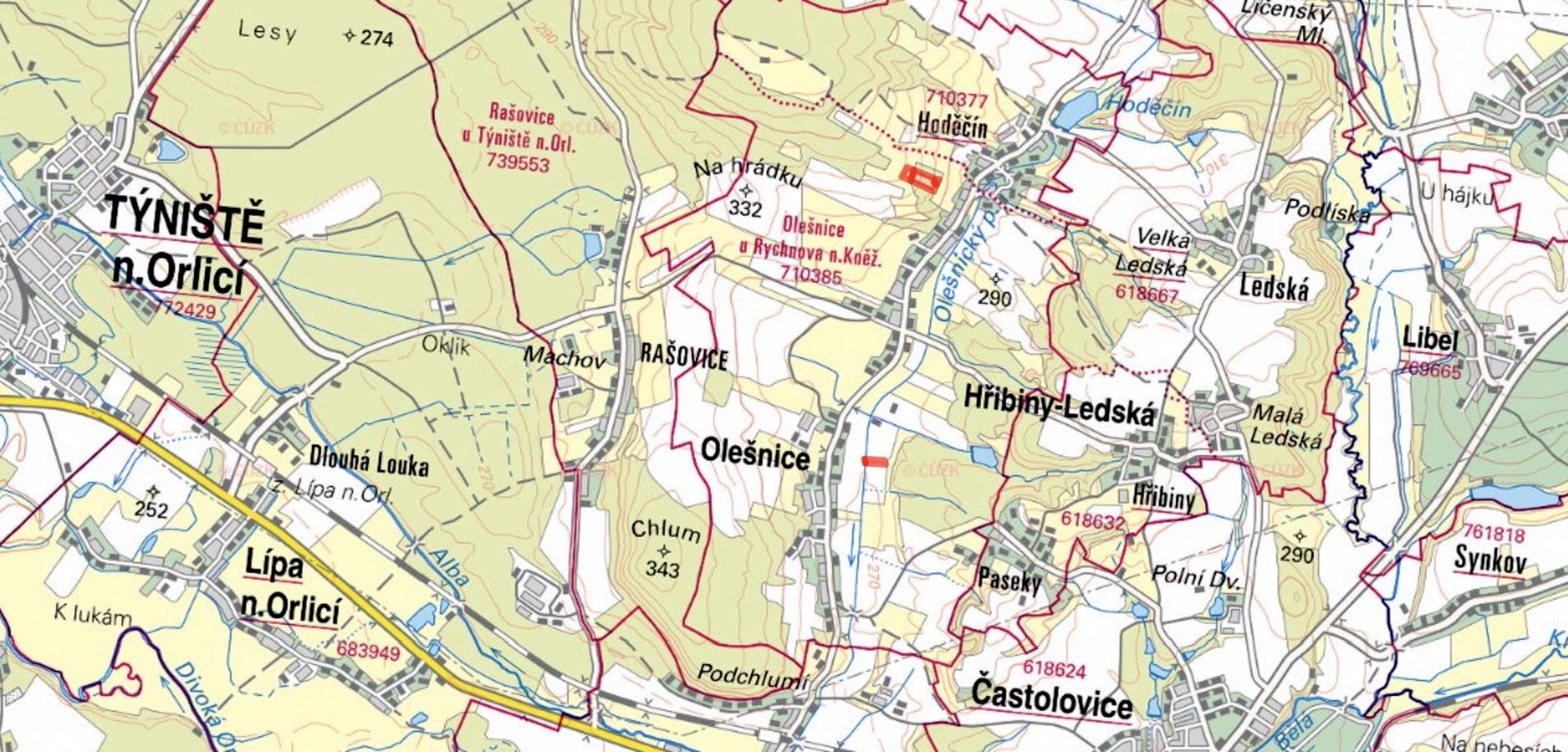Zemědělská půda, prodej, Olešnice, Rychnov nad Kněžnou, obrázek č. 3