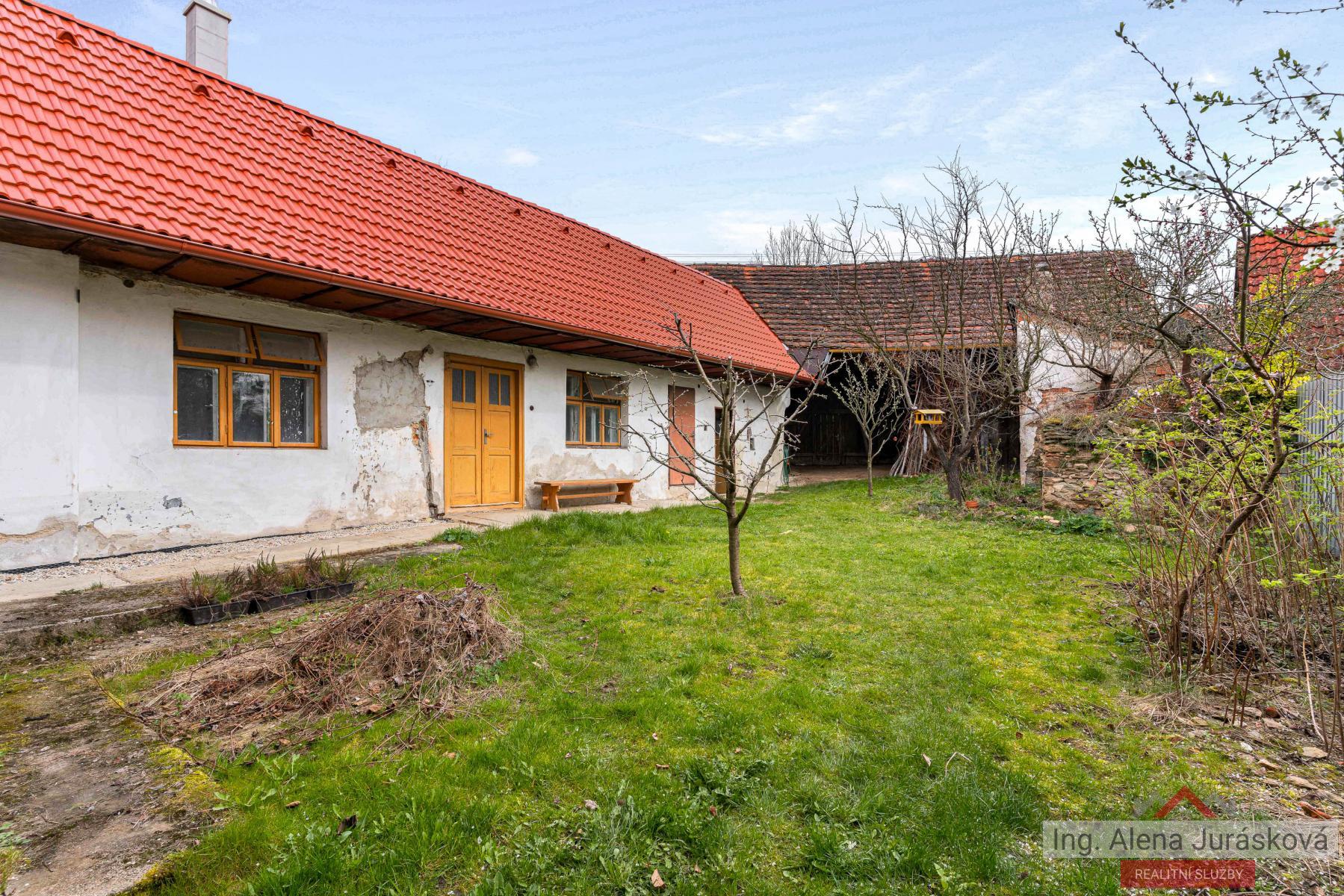Rodinný dům na Táborsku se zahradou, obec Hlavňov u Budislavi, okres Tábor, obrázek č. 1