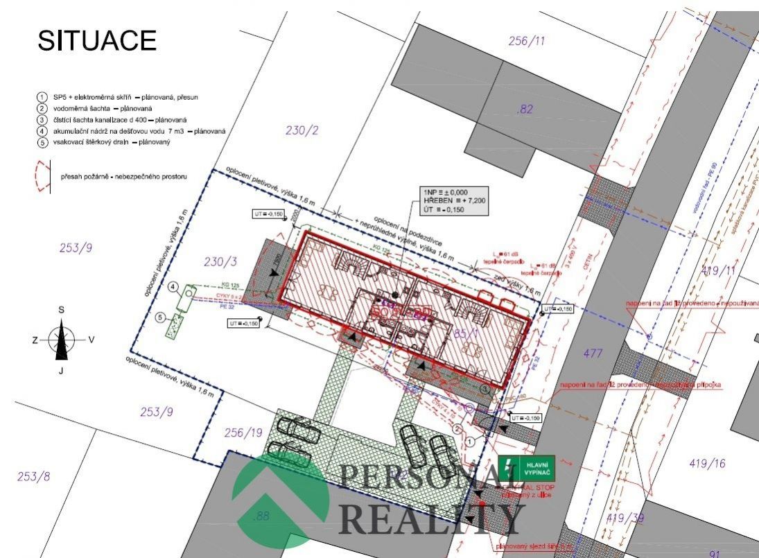 Prodej pozemku pro bydlení včetně projektu a stavebního povolení,  854 m2 - Dobšice, obrázek č. 2