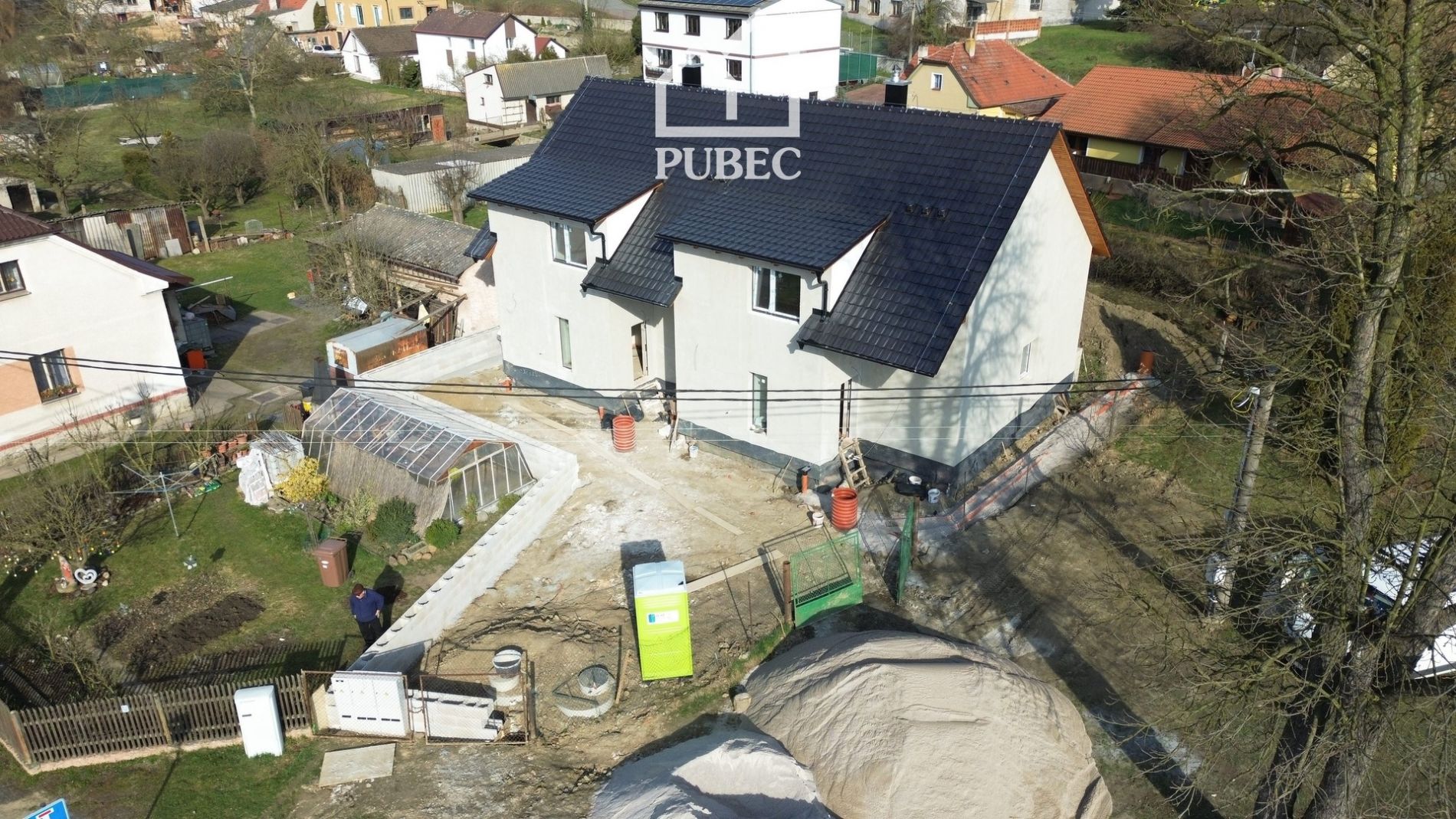 Novostavba řadového rodinného domu v obci Kralovice, obrázek č. 2