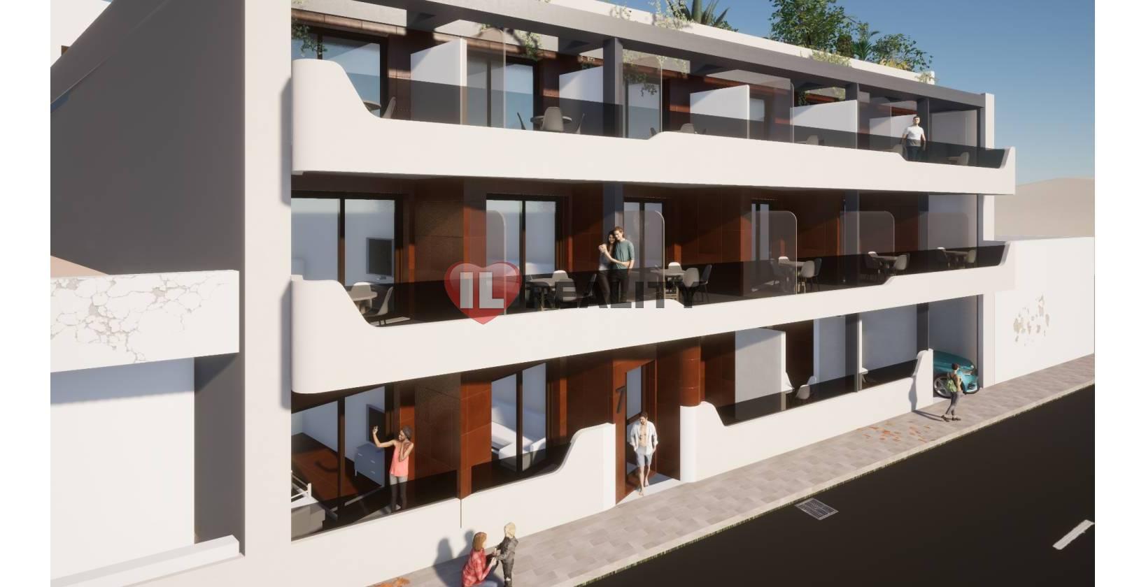 Prodej apartmán 2+kk Torrevieja, 42 m2, projekt, bazén na střeše , doporučujeme , obrázek č. 1