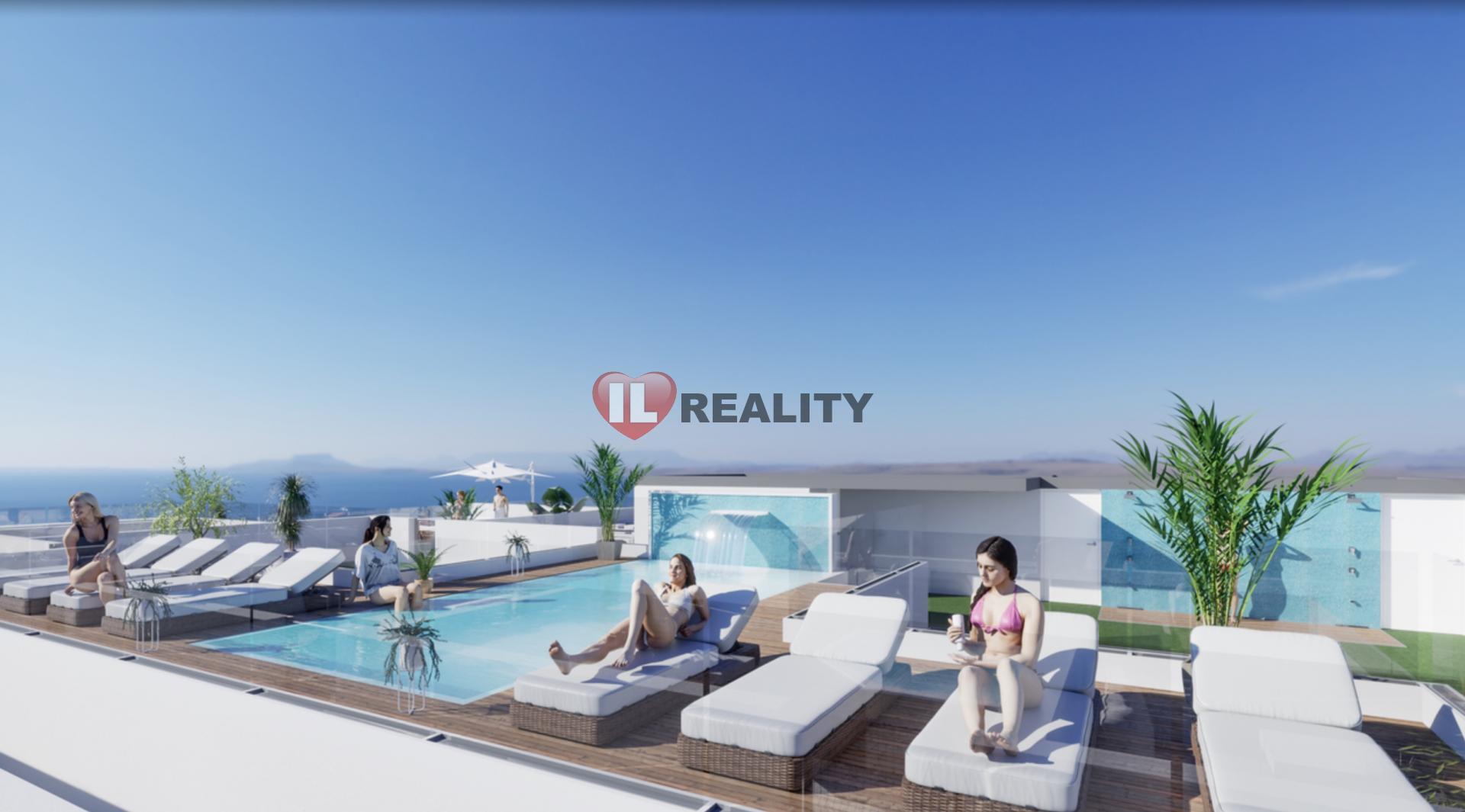 Prodej moderních apartmánu v luxusní rezidenci  Torrevieja, pláž Los Locos chůzí , bazén na střeše, obrázek č. 2