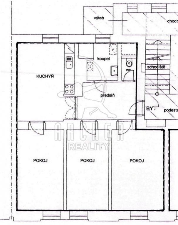 Prodej bytu 4+kk/K/S OV, 102,61 m2, Mladá Boleslav - Mladá Boleslav II, ul. Lukášova,, obrázek č. 3