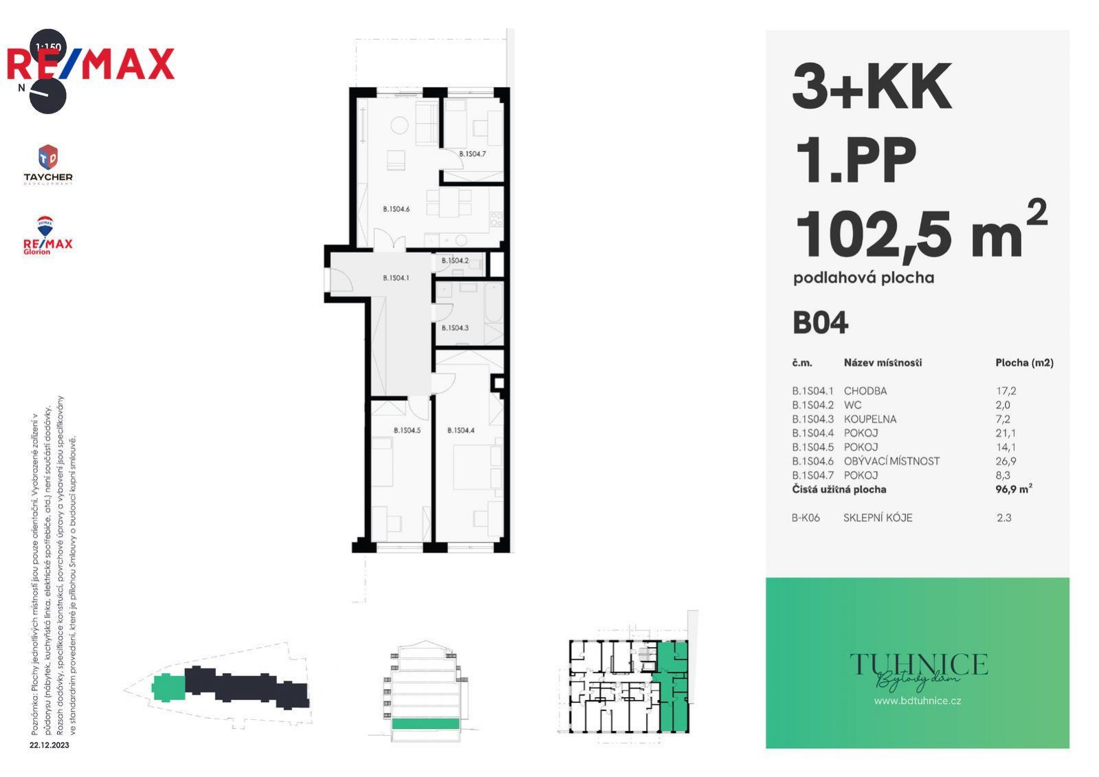 Prodej bytu 4+KK, 102,10m2, Šumavská ulice, Karlovy Vary, obrázek č. 3