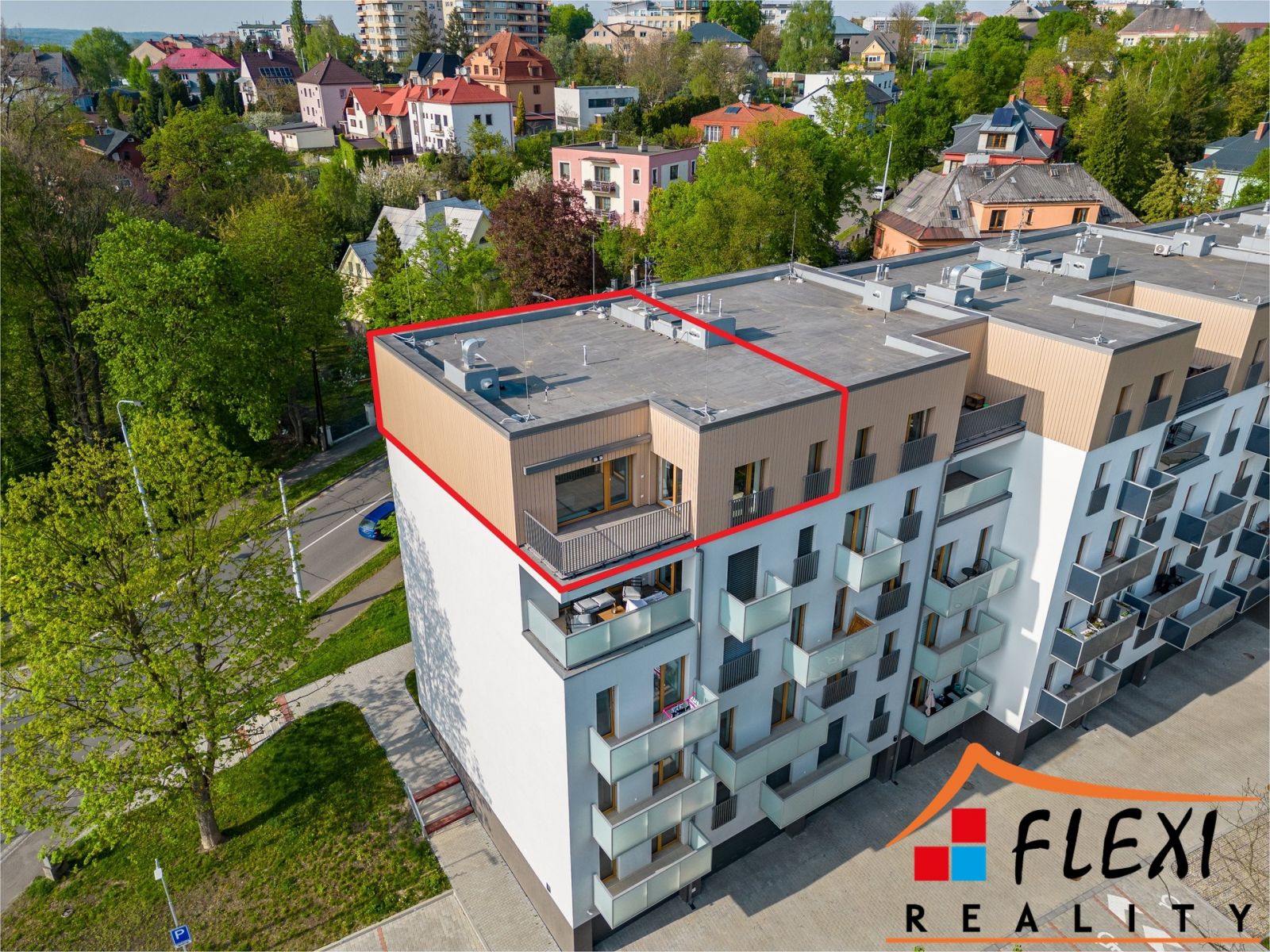Prodej bytu 4+kk s terasou a úchvatným výhledem, 2x garážové stání, 106 m2,  Slezská Ostrava, ul. Na, obrázek č. 2