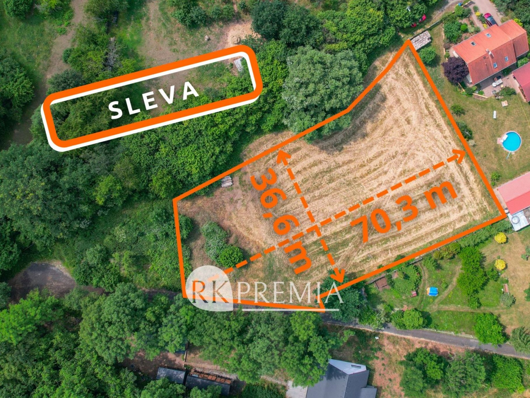 Prodej stavebního pozemku, 2.401 m2, Řehlovice  Radejčín, obrázek č. 1