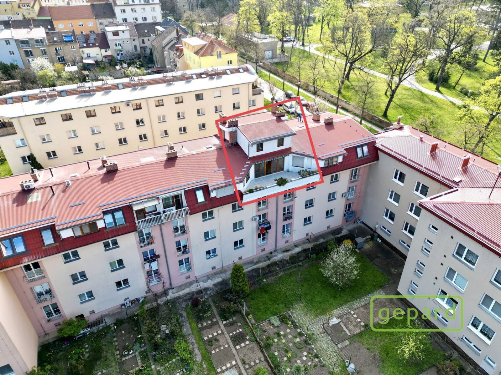 Prodej mezonetového bytu 5+kk, terasa, sklep, ul. Slámova - Brno Černovice, obrázek č. 1