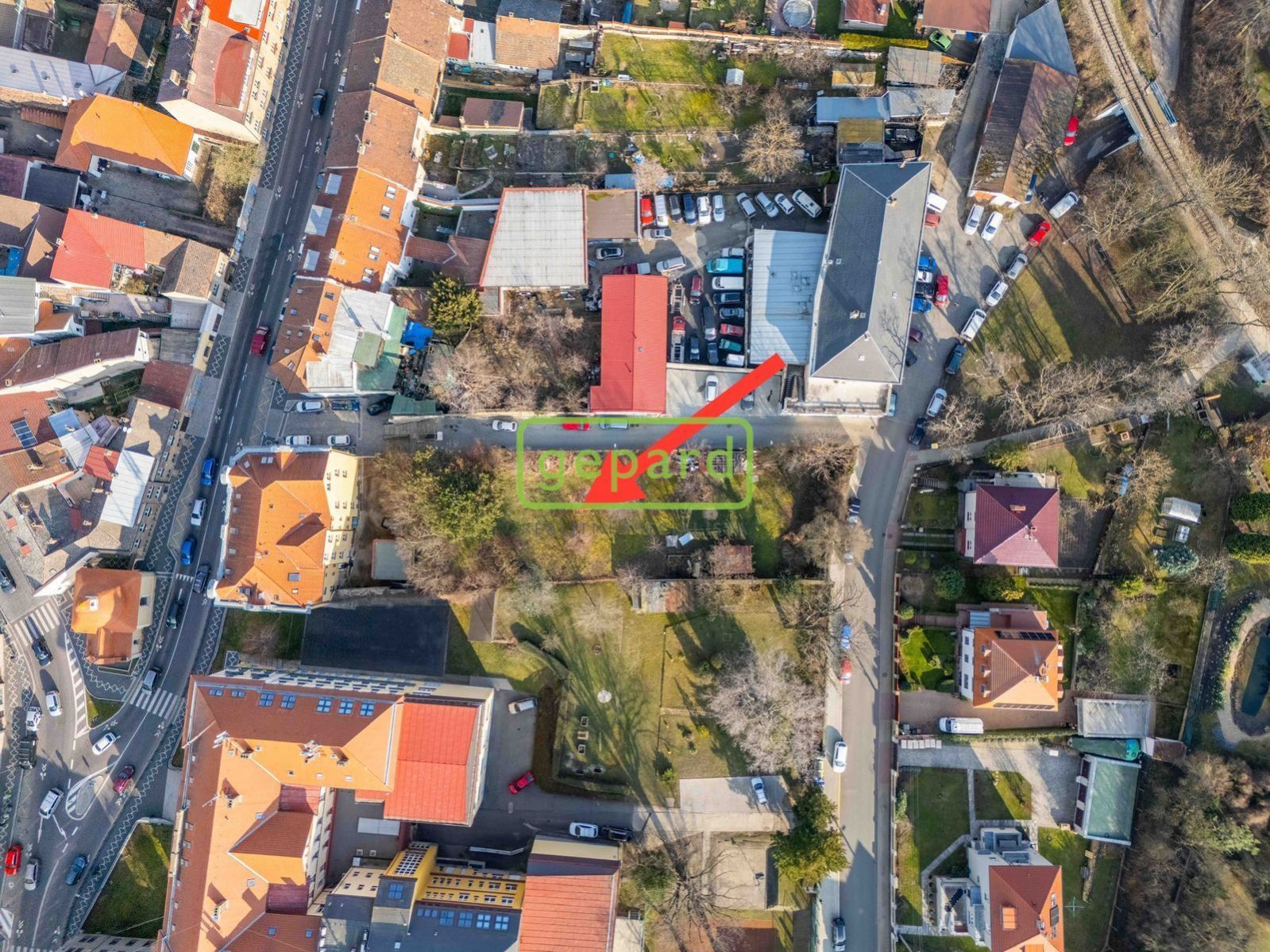 Komerční pozemek k výstavbě 13 bytových jednotek - centrum města Roudnice nad Labem, obrázek č. 2