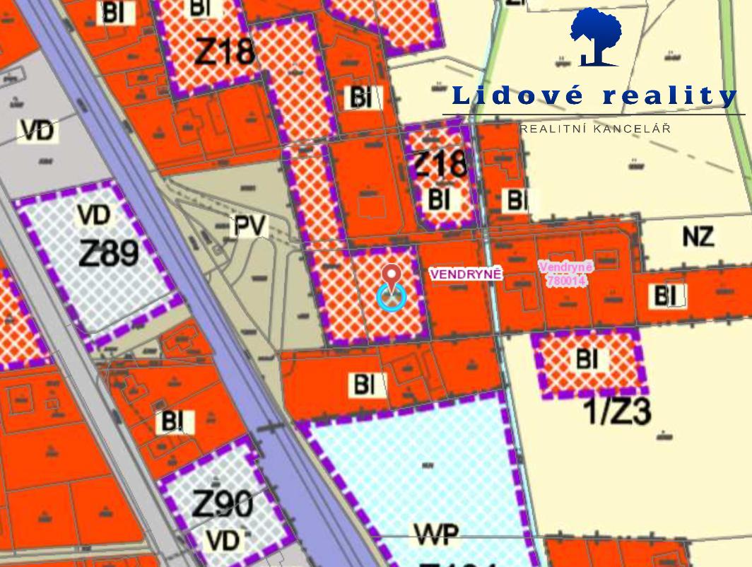 Prodej stavebního pozemku 1411 m Vendryně, okres Frýdek-Místek, obrázek č. 3