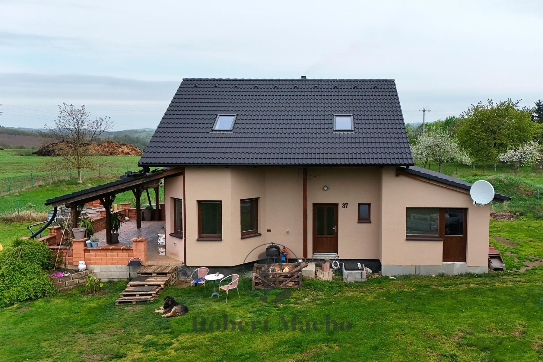 Prodej novostavby rodinného domu, 121 m2, pozemek 1 405 m2  Vranov - Bezděkov, obrázek č. 2