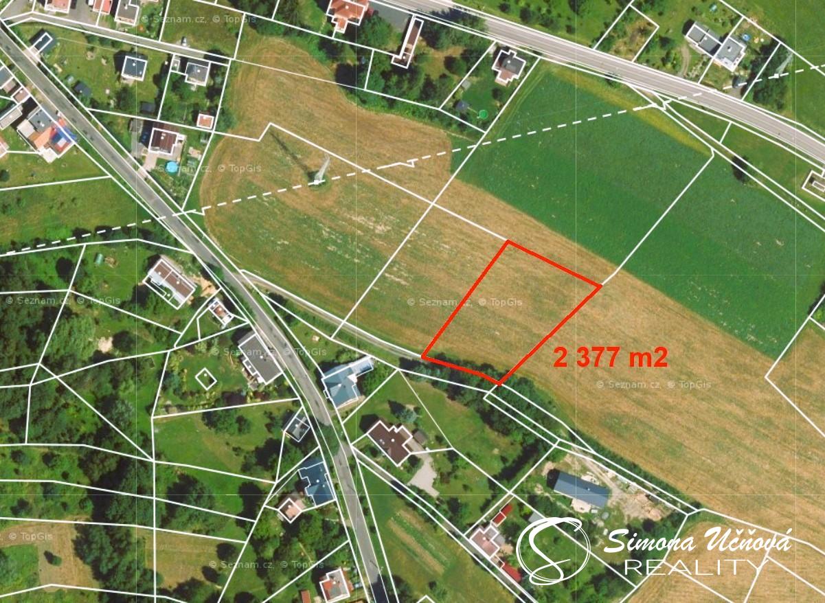 Prodej pozemku pro bydlení o výměře 2.377 m2 v Pěnčíně, části Bratříkov, obrázek č. 3
