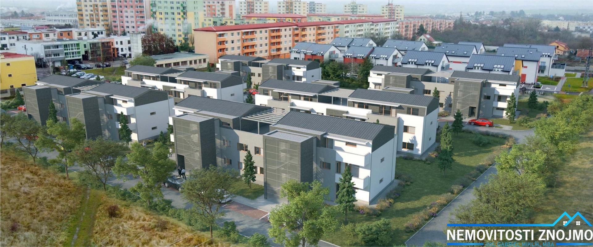 Prodej novostavby bytu 3+kk s terasou, Znojmo - Přímětice, obrázek č. 3