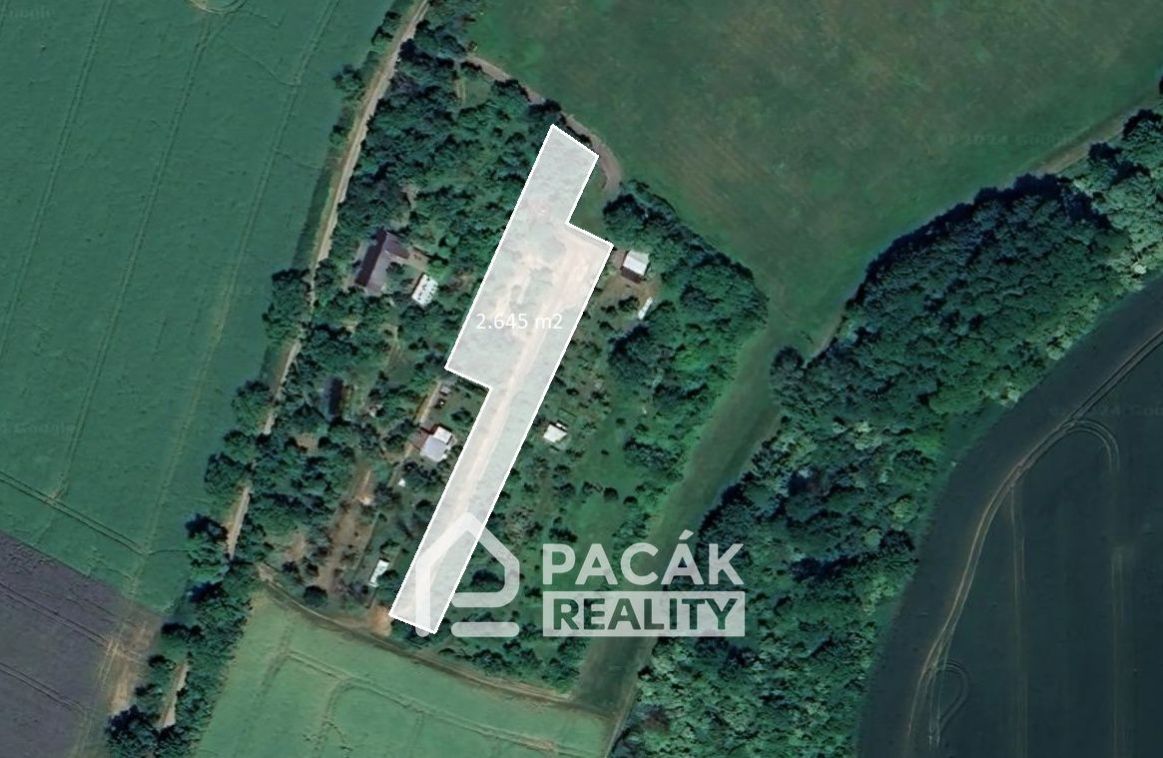 Prodej atraktivního pozemku s chatou v Holešově, pod Želkovem s výměrou 2645 m2, obrázek č. 3